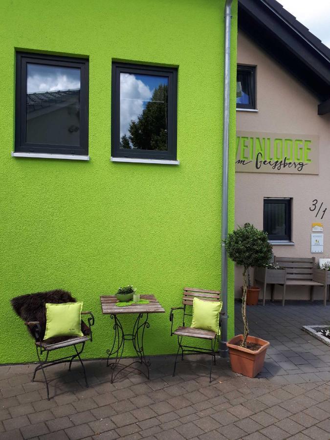אברשטאדט Weinlodge Am Geissberg מראה חיצוני תמונה